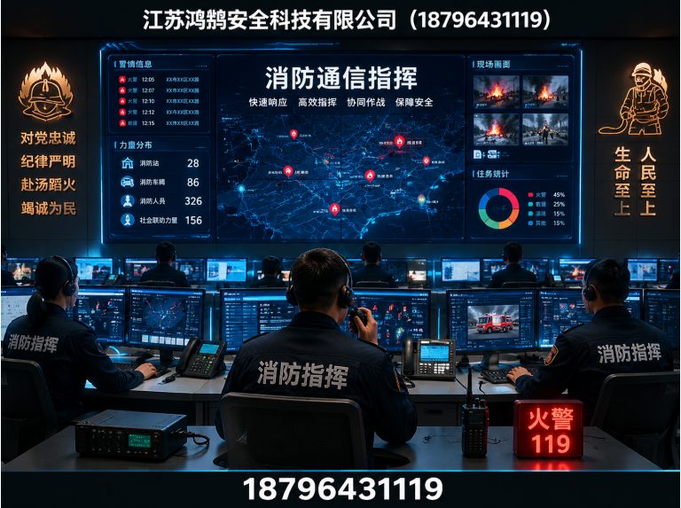 三门峡消防通信指挥展示图